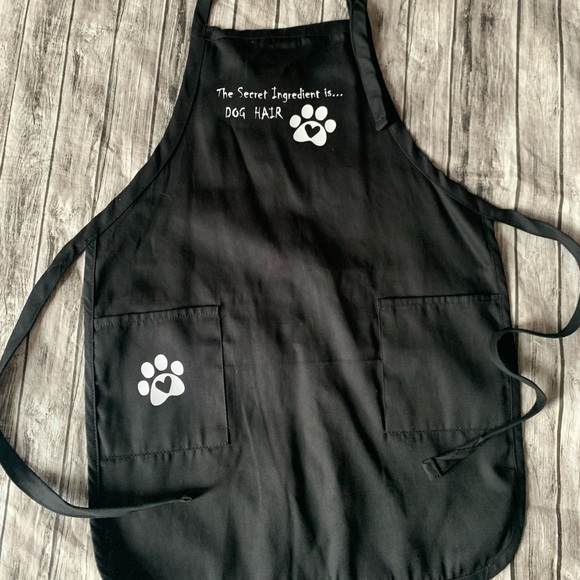 The Secret Ingredient Is Dog Hair Kitchen Apron - Picture 1 of 4